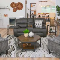 Trilogy Power Reclining Living Room Set - Gray
