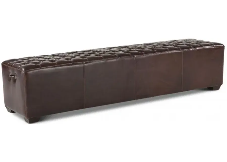 Florentine Leather Bench