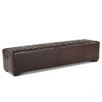 Florentine Leather Bench