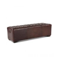 Florentine Leather Bench