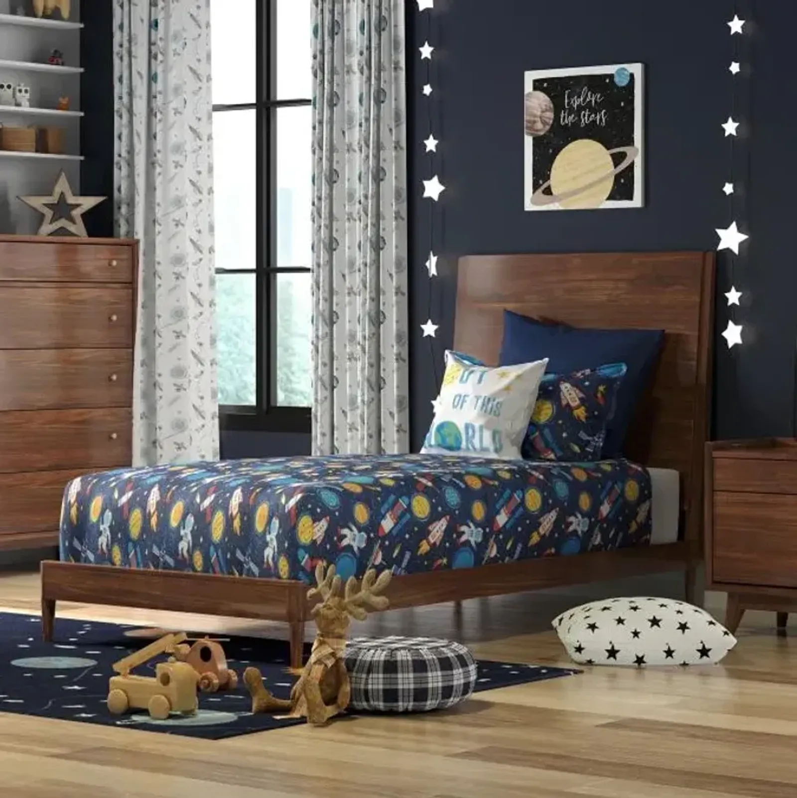 Minetta Walnut Youth Bed