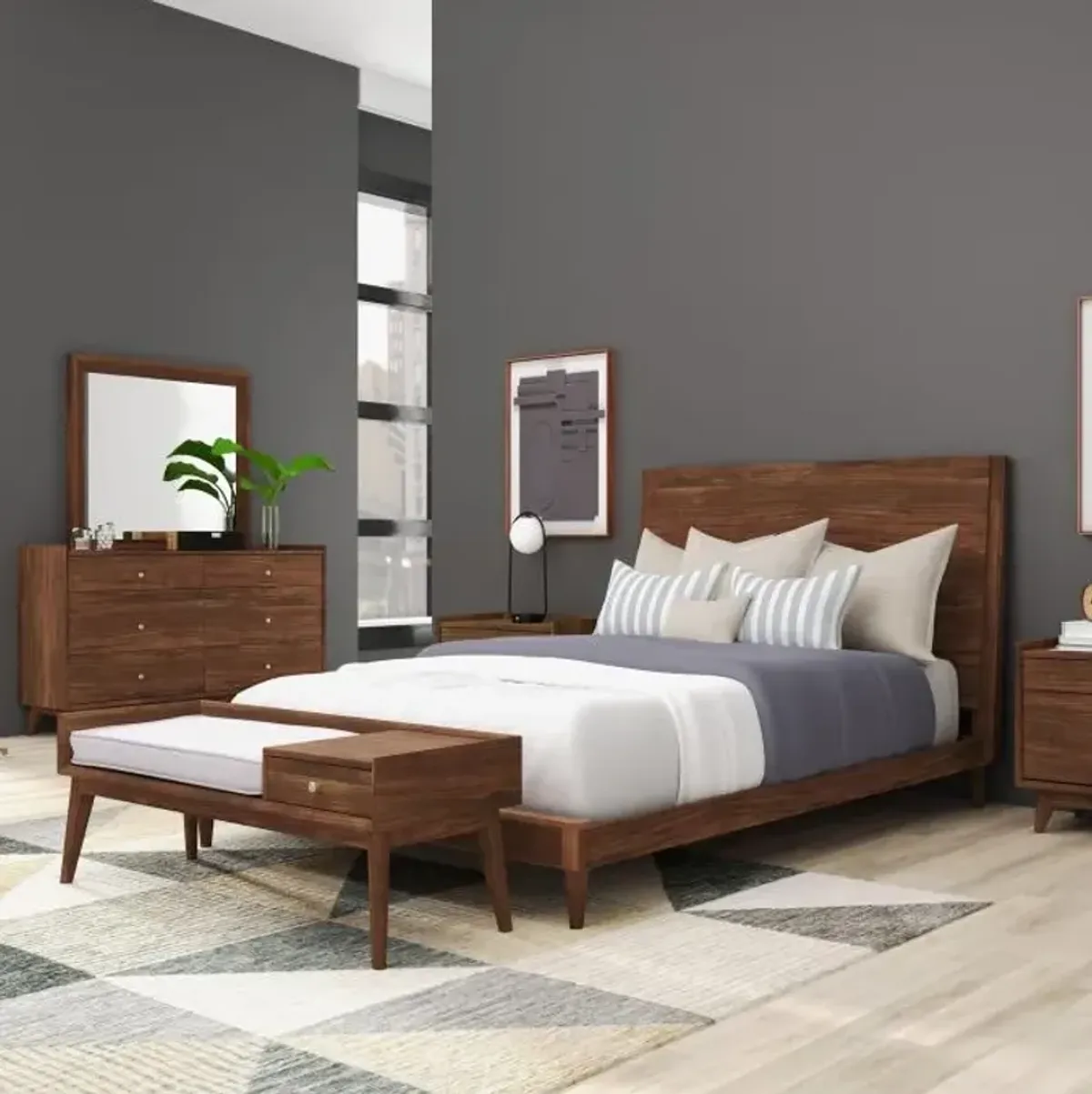 Minetta Loft Bedroom Set