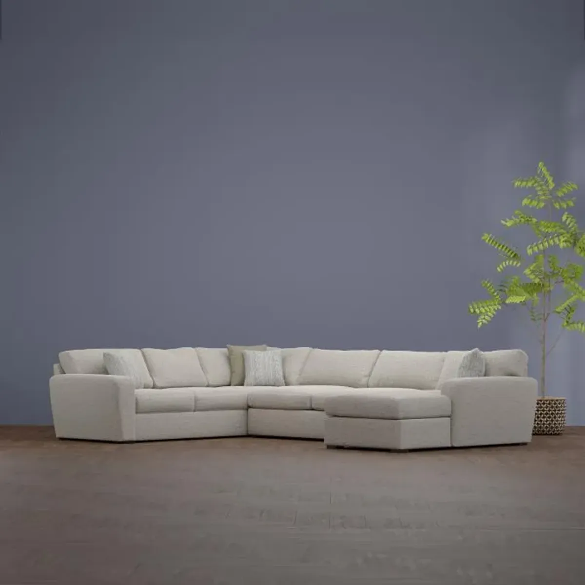 Harley - New! 3pc Right Chaise Sleeper Sectional