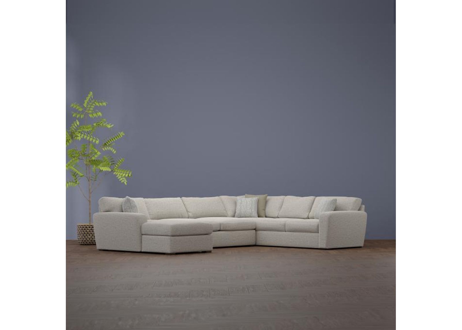 Harley - New! 3pc Left Chaise Sleeper Sectional