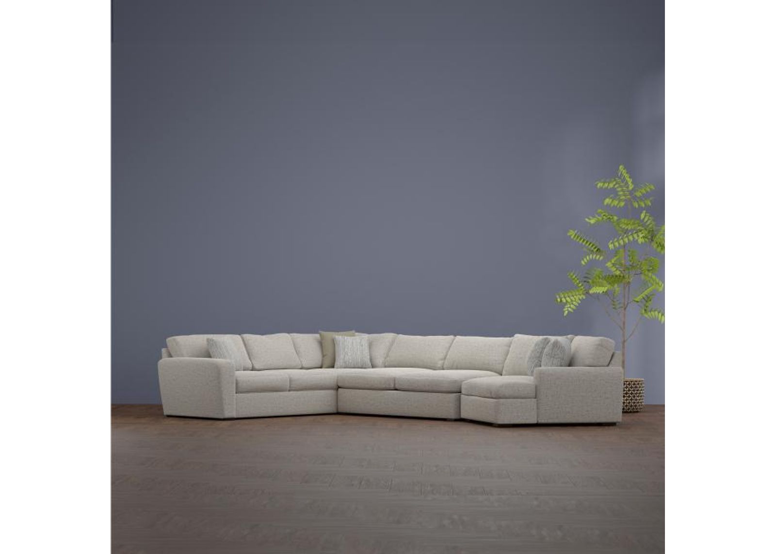 Harley 3pc Right Cuddler Sectional