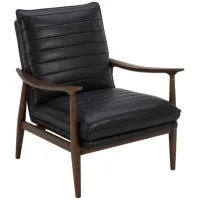 Holmes Leather Accent Chair