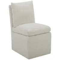 Mila Side Chair with Casters