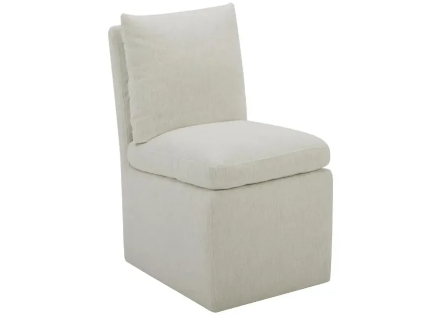 Mila Side Chair with Casters