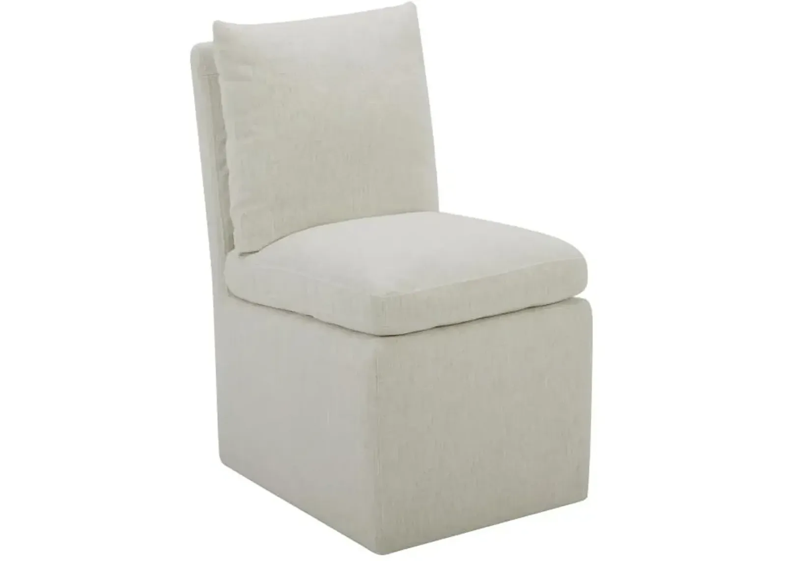 Mila Side Chair with Casters