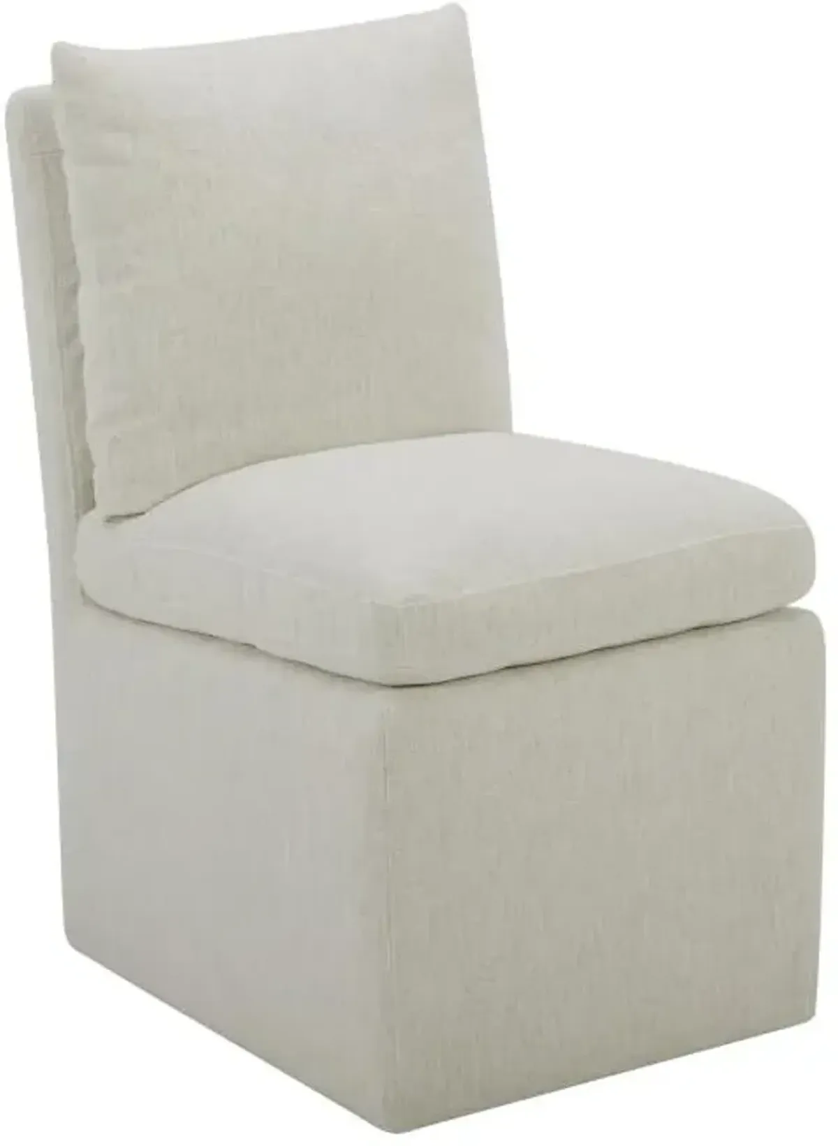 Mila Side Chair with Casters