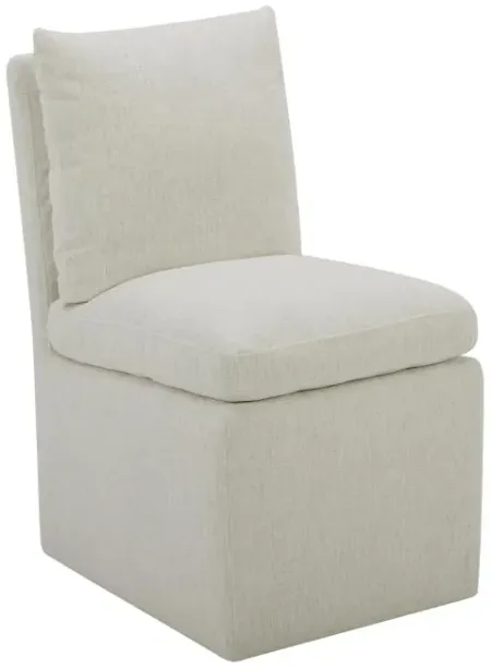 Mila Side Chair with Casters