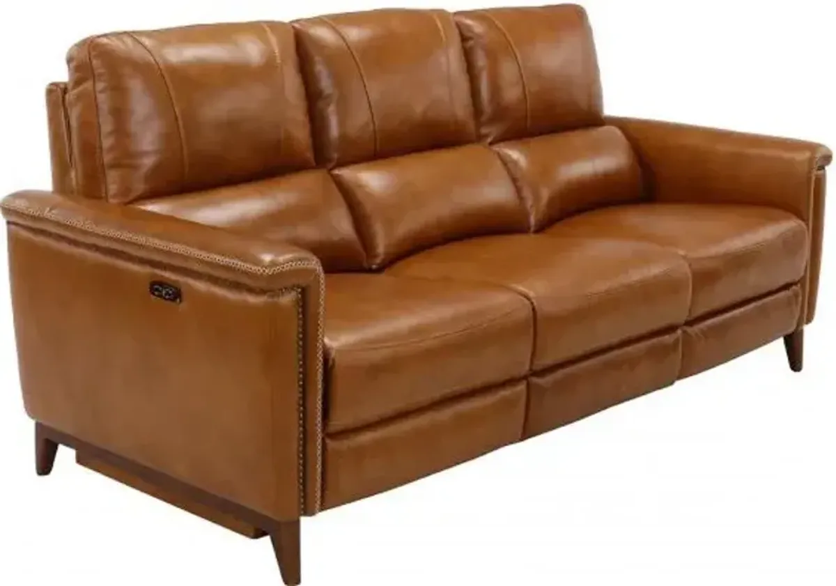 Remy Leather Power Reclining Sofa with Power Headrests