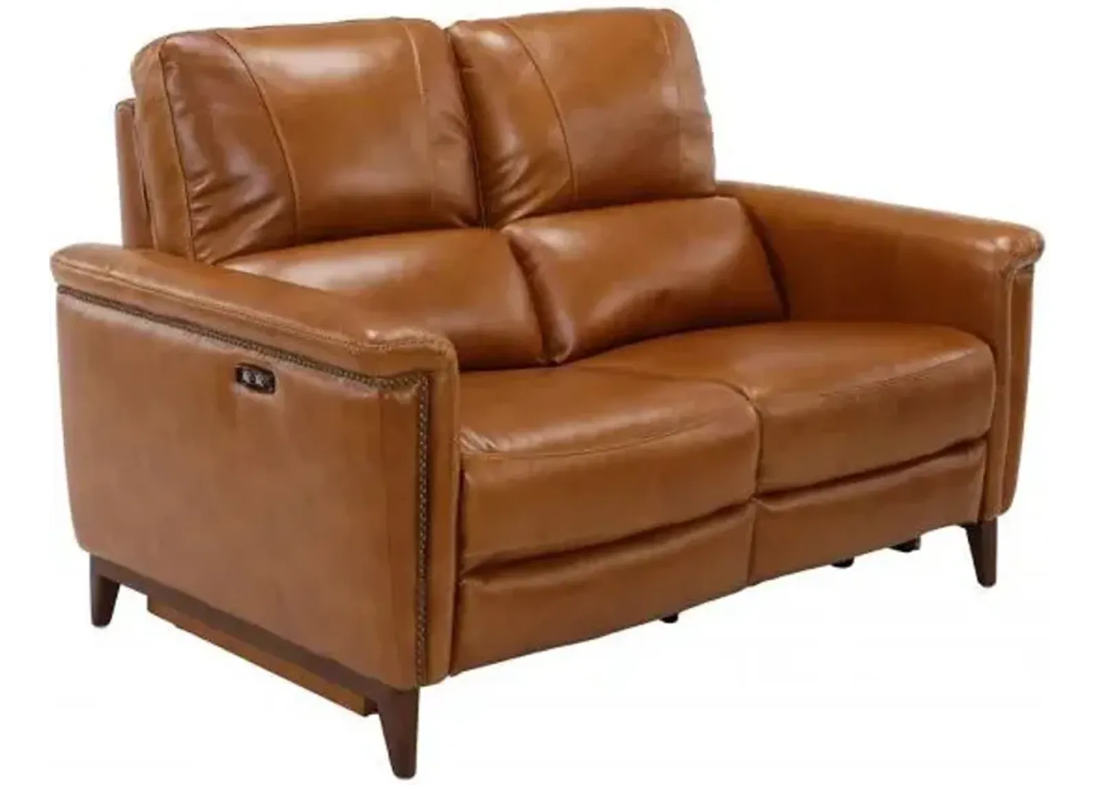 Remy Leather Power Reclining Loveseat with Power Headrests