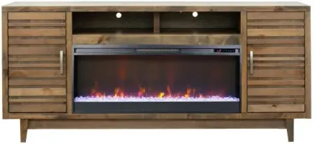 Everett 77" Fireplace Console