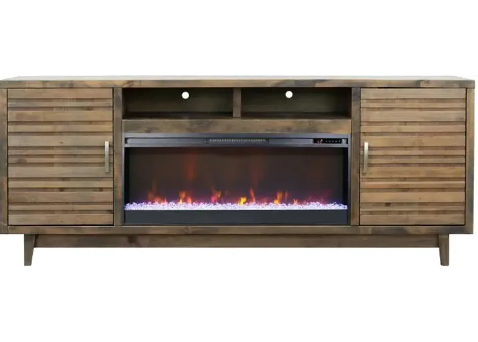 Everett 87" Fireplace Console