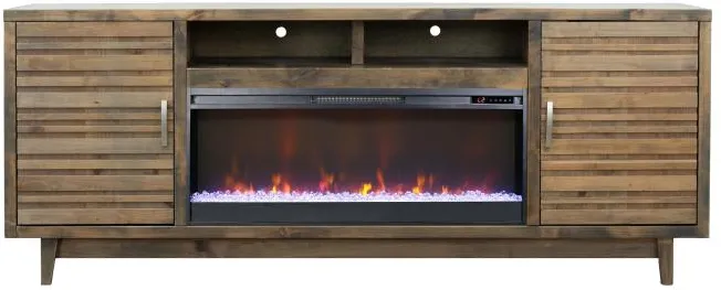 Everett 87" Fireplace Console