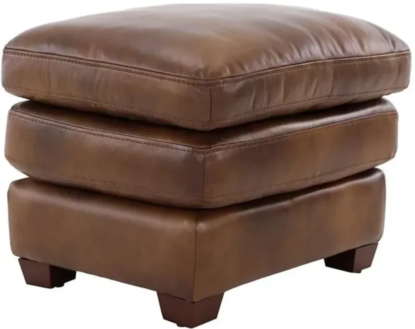 Henley Leather Ottoman