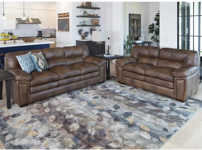 Henley Leather Living Room Set