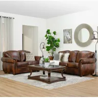 Tuscan Leather Living Room Set