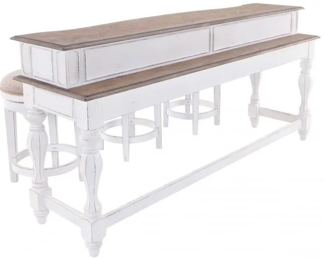 Savannah Console Table & 3 Stools