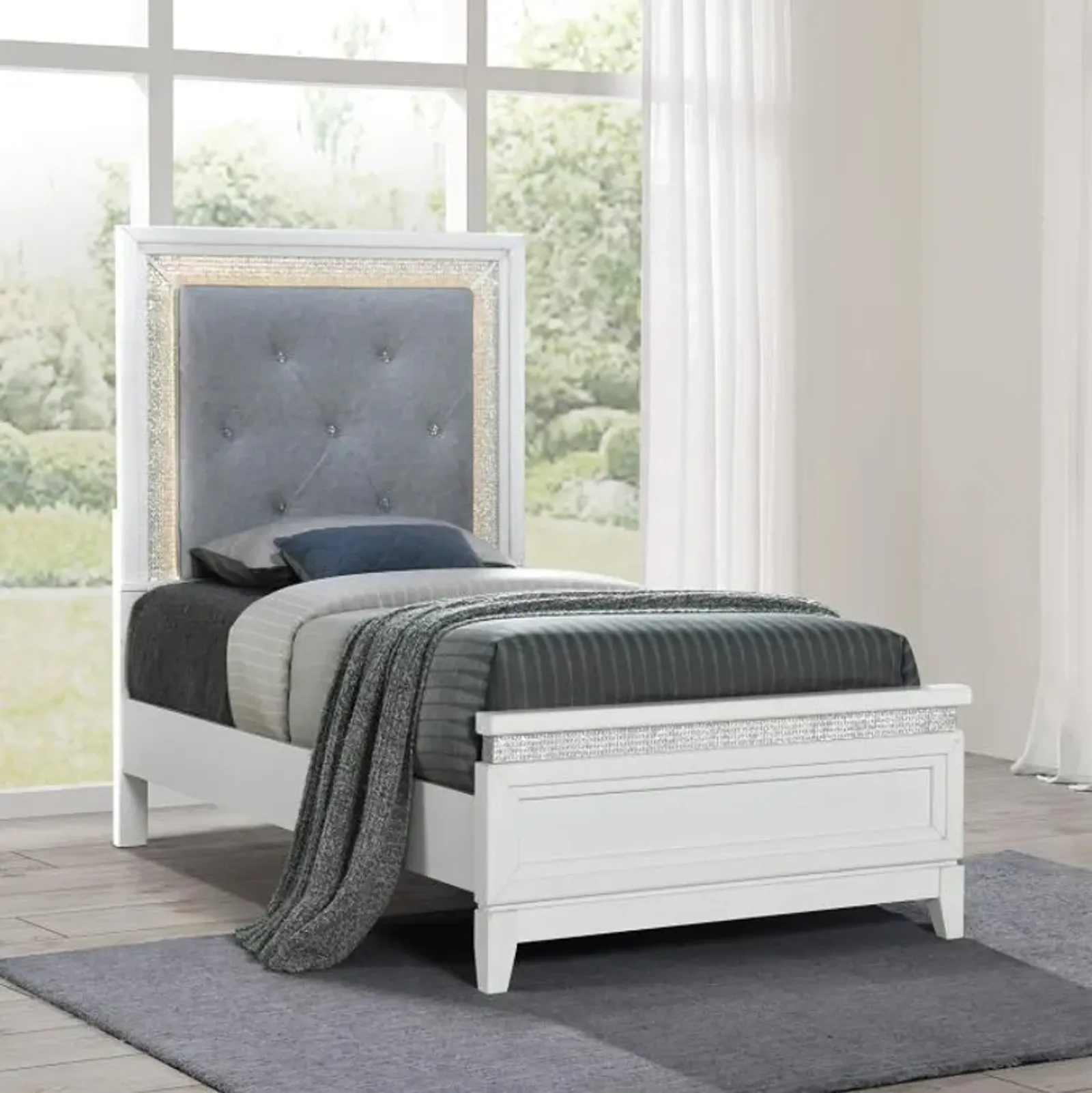 Danica Twin Bed with Lights