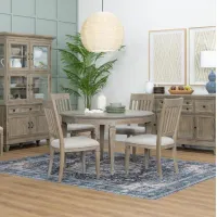 East Bay Round Dining Set Gray