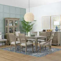 East Bay Dining Table, 2 Arm Chairs & 4 Side Chairs