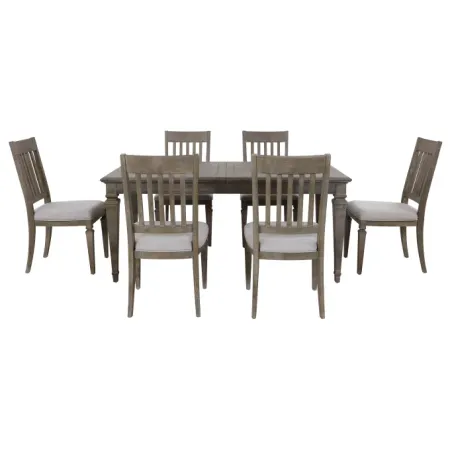 East Bay Table & 6 Side Chairs
