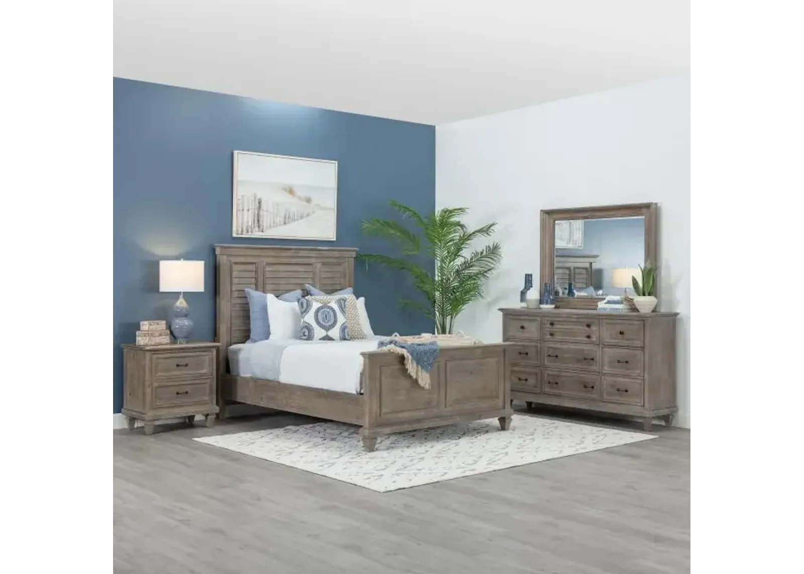 East Bay Shutter Bedroom Collection - Gray