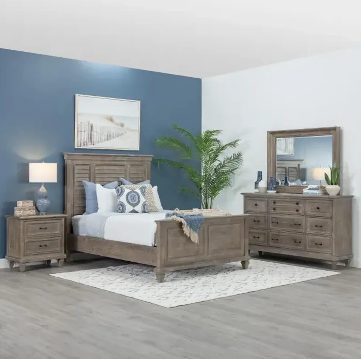 East Bay Shutter Bedroom Collection - Gray