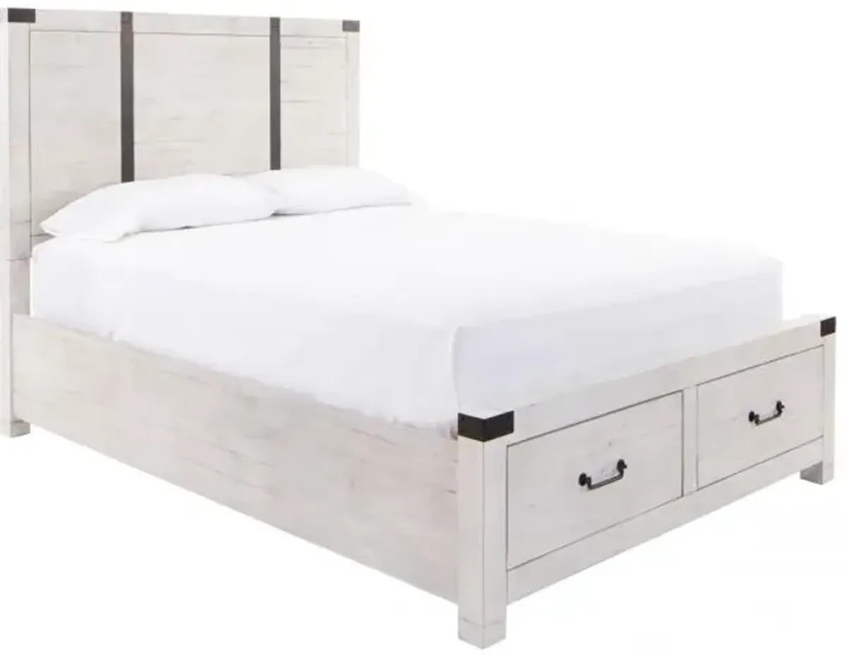 Abington Blanc Storage Bed