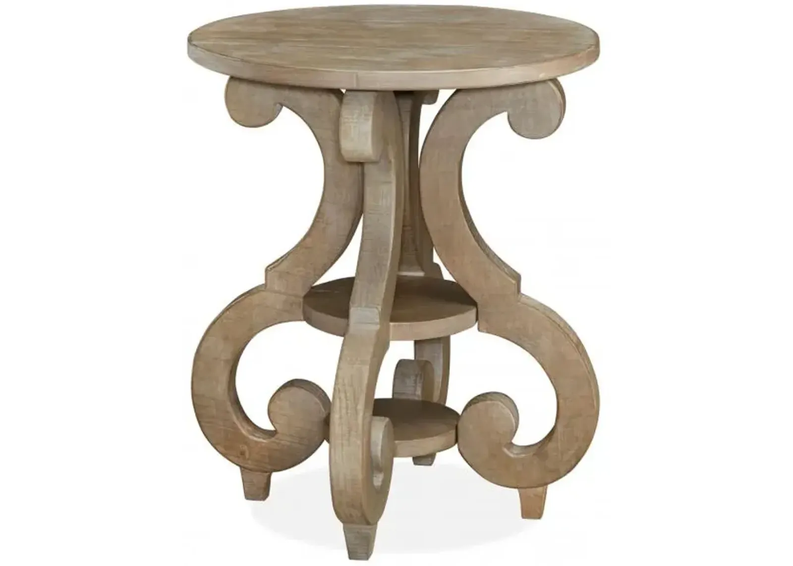 Hacienda Light Round Accent Table