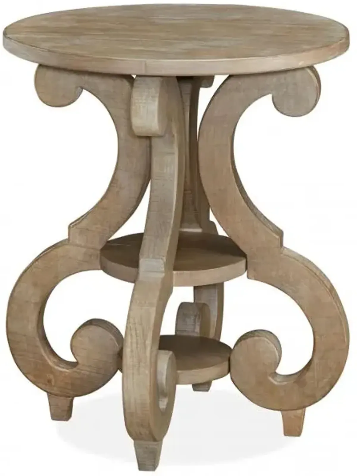 Hacienda Light Round Accent Table