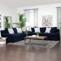 Turner Living Room Set - Blue
