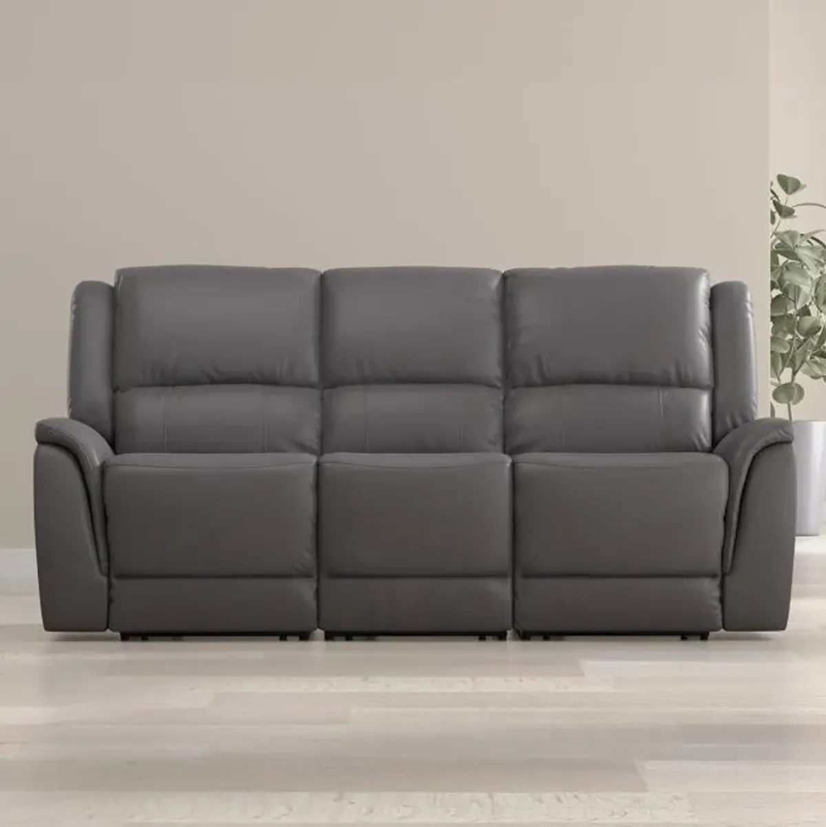 Rockwell Power Leather Sofa