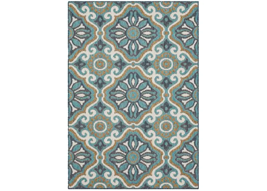 8'x10' Portugal Tile Indoor/Outdoor Rug