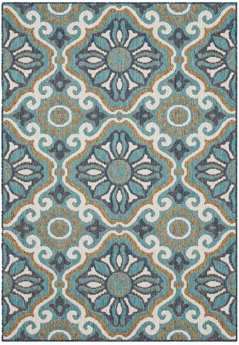 8'x10' Portugal Tile Indoor/Outdoor Rug