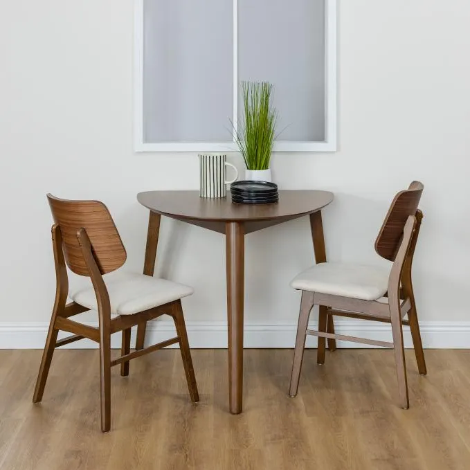 Sullivan 3pc Corner Dining Set: Table & 2 Side Chairs