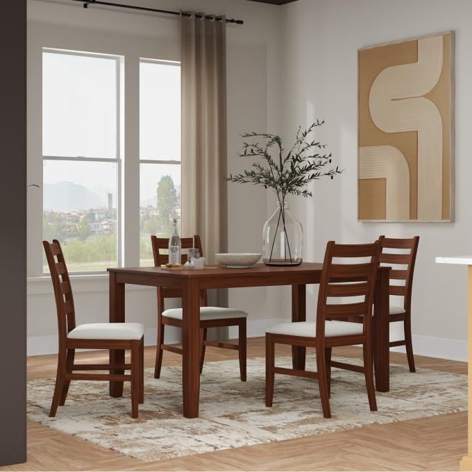 Paseo 5pc Set: Table & 4 Chairs