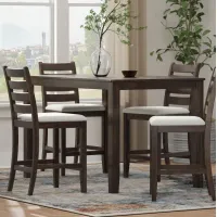 Paseo 5pc: Counter Table & 4 Stools