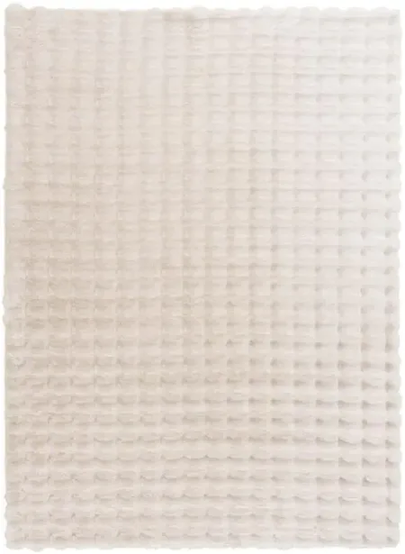 7'6x9'6 Babel Ivory Area Rug with Memory Foam
