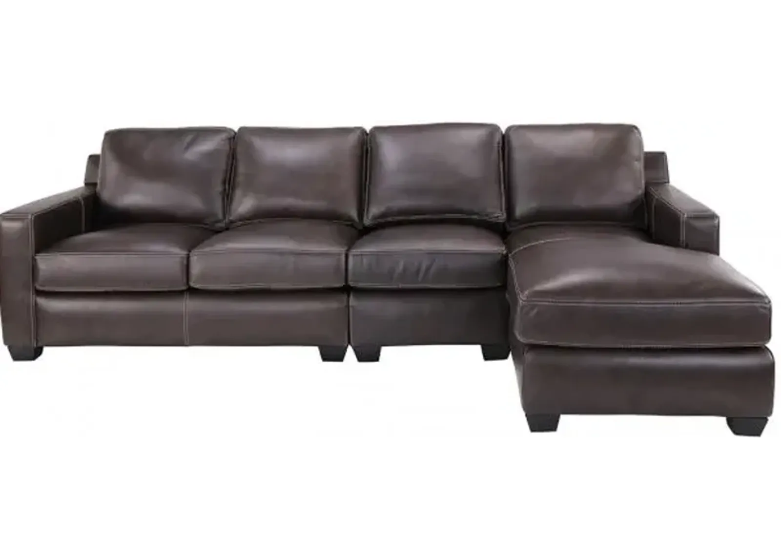 Madison Leather 3pc Sectional