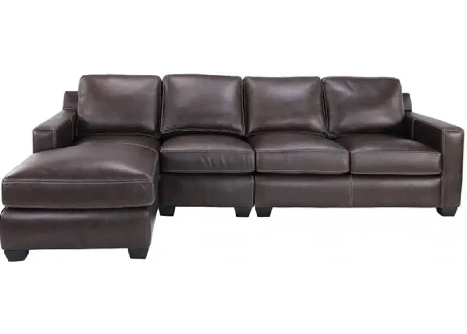 Madison Leather 3pc Sectional