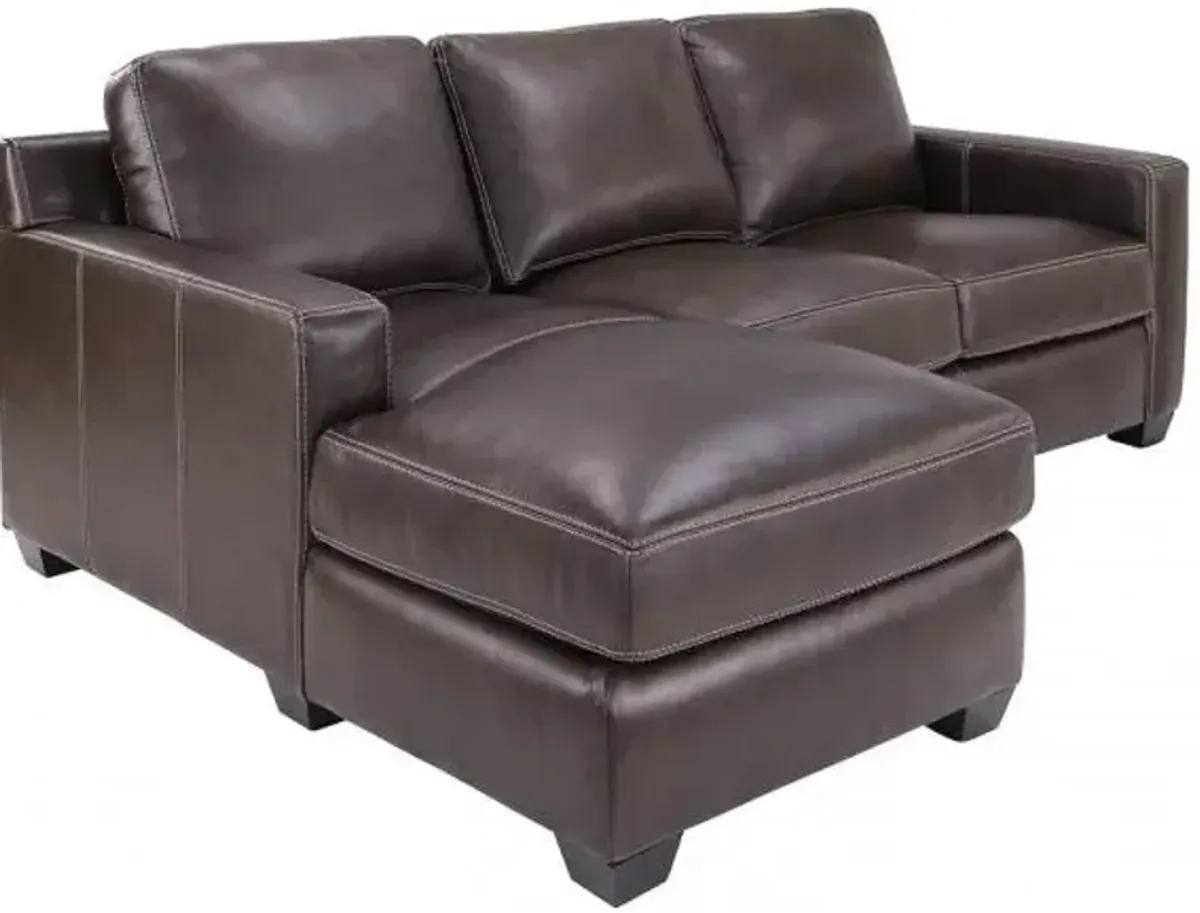 Madison Leather 2pc Sectional