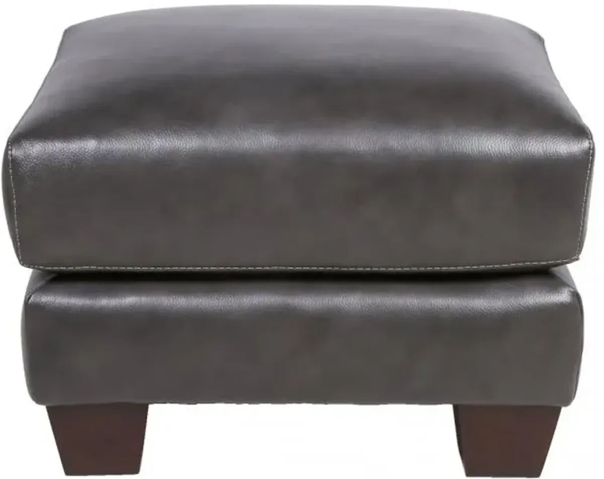 Sloane Leather Ottoman