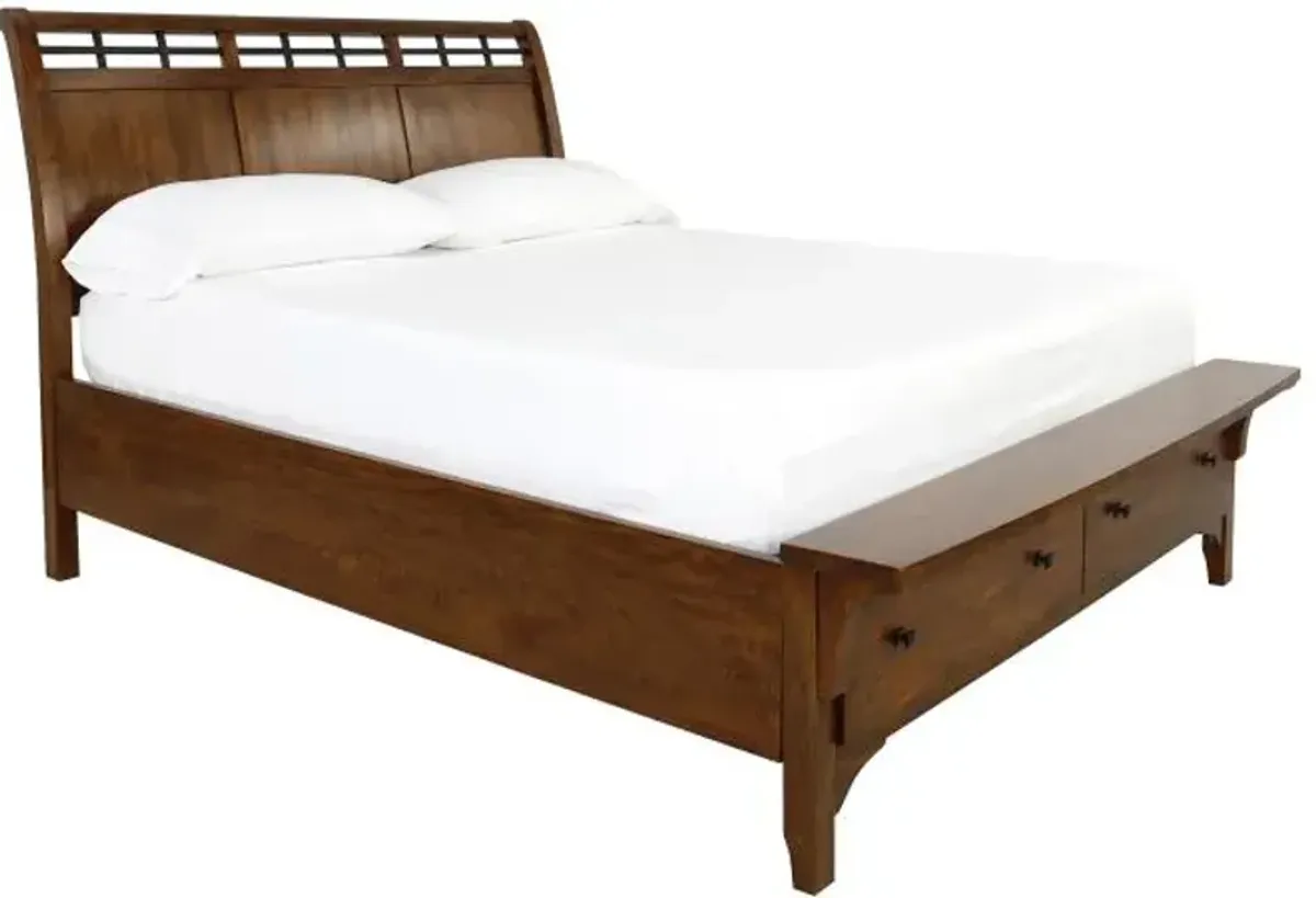 Wisteria Eastern King Storage Sleigh Bed