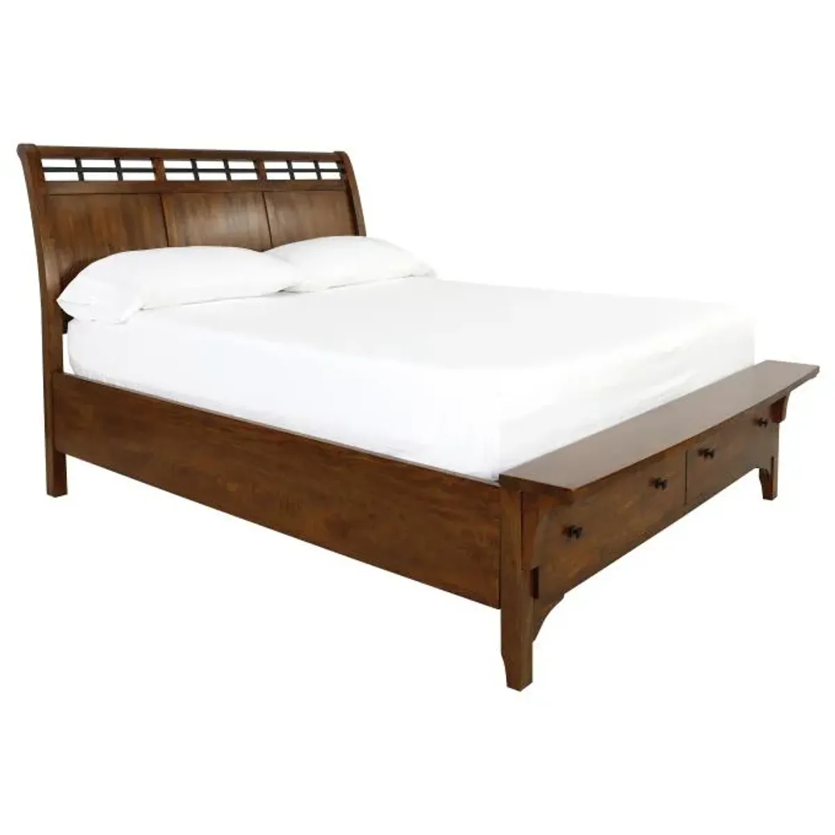 Wisteria California King Storage Sleigh Bed