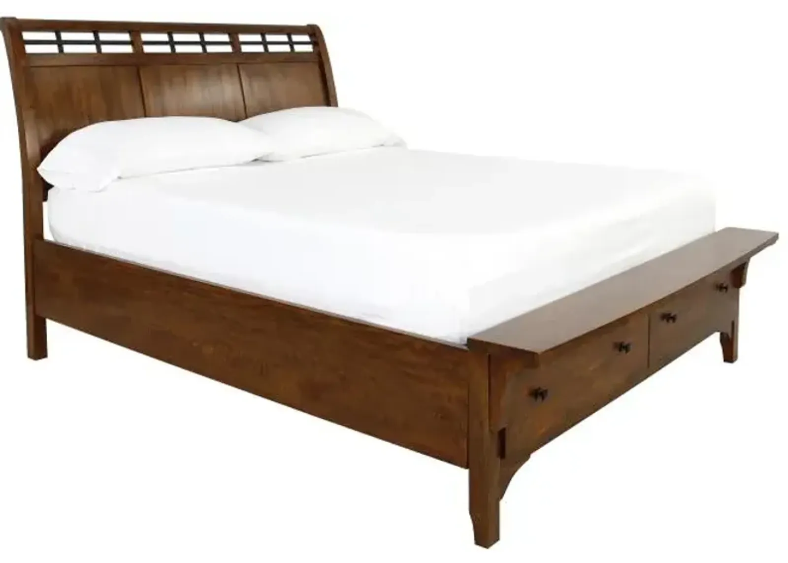 Wisteria California King Storage Sleigh Bed