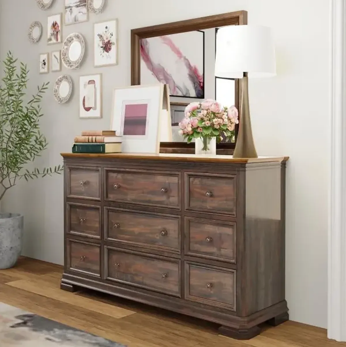 Durham Nine Drawer Dresser