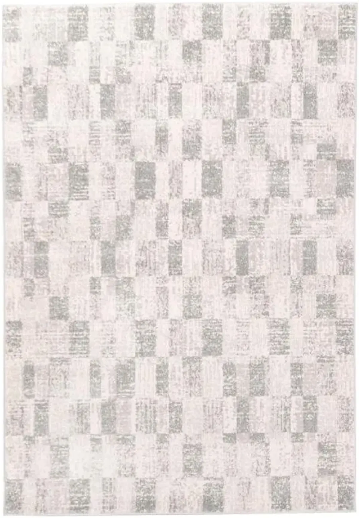 Gray Blocks Area Rug